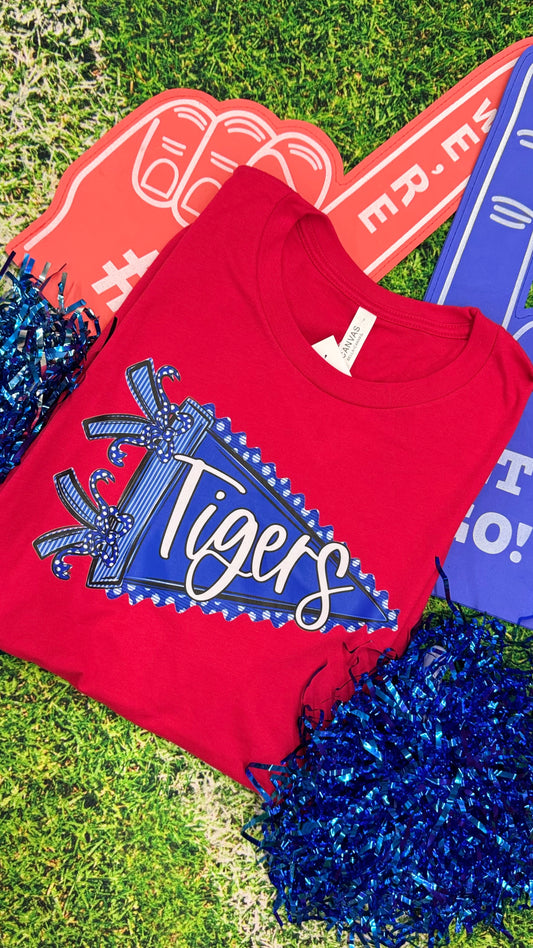 Tigers Pennant Flag Graphic Tee
