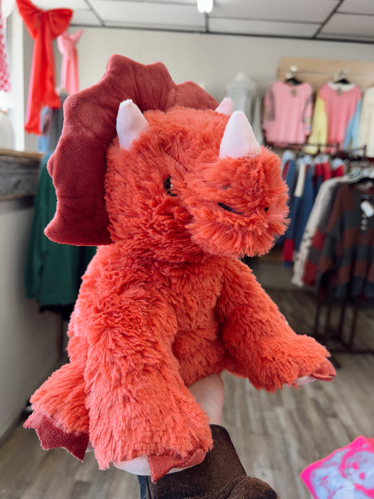 Warmie Red Triceratops
