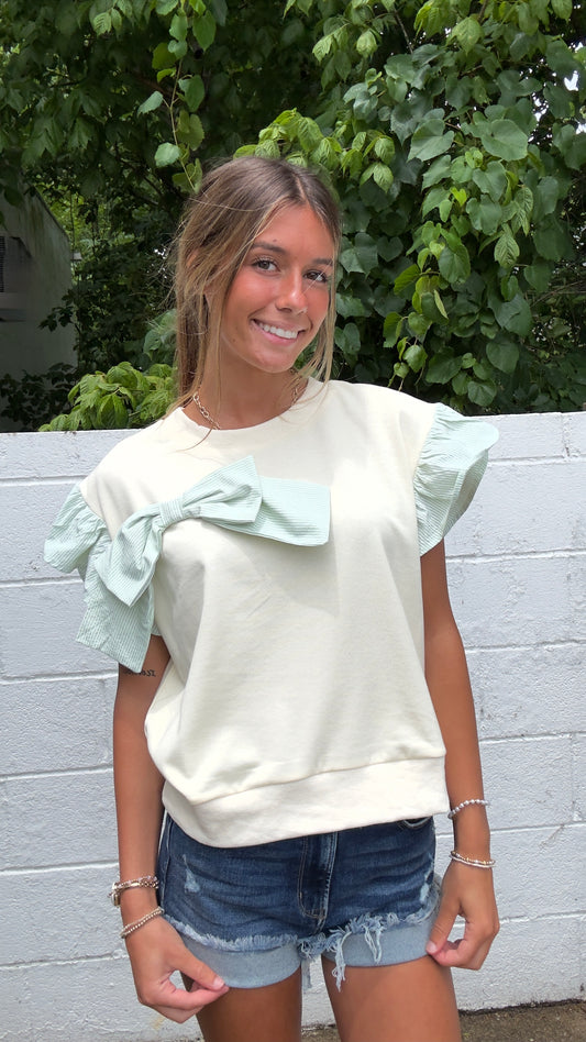Forever Young Top- Cream