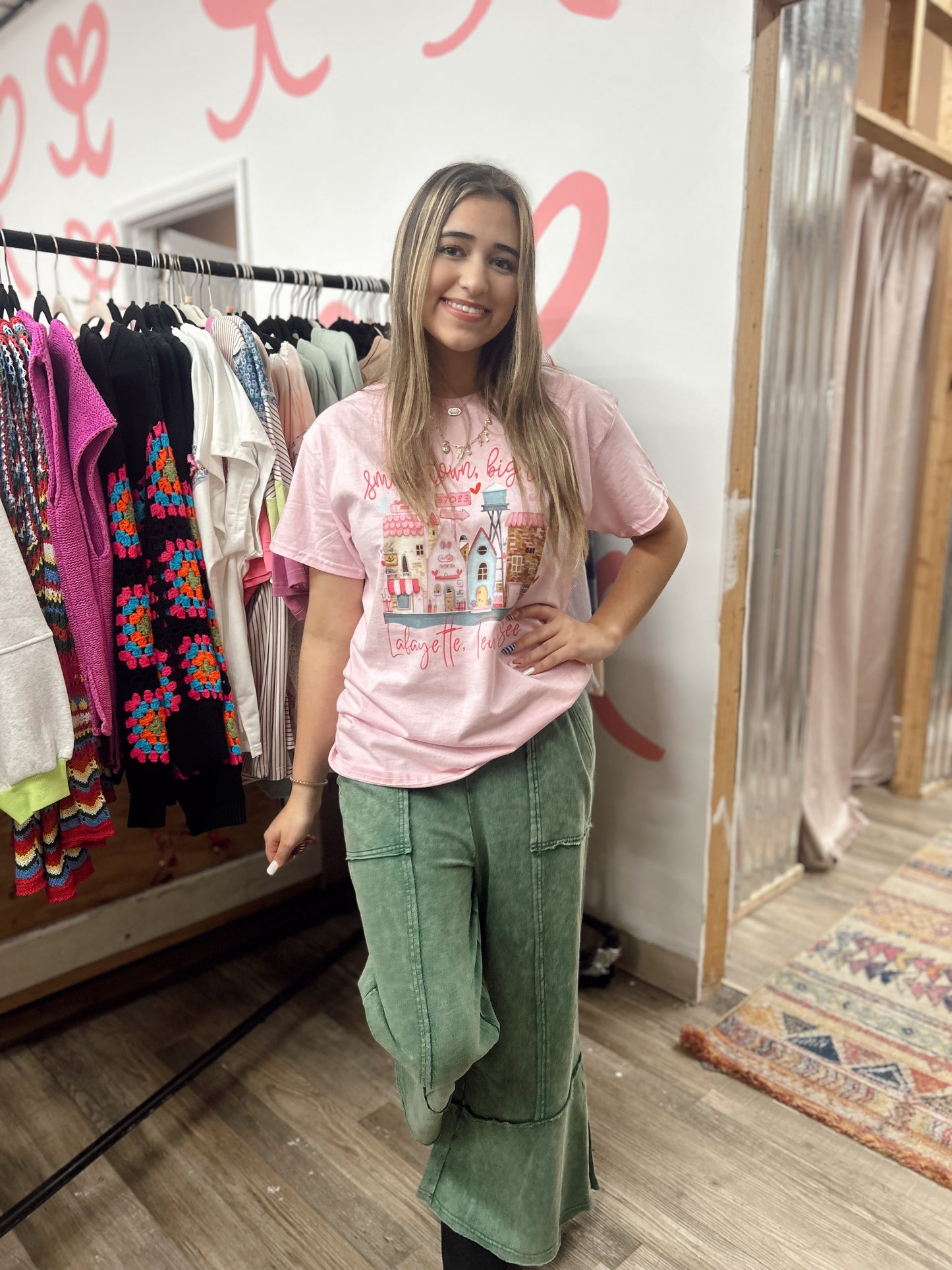 Talk Sweet To Me Flare Pants - Dk Green