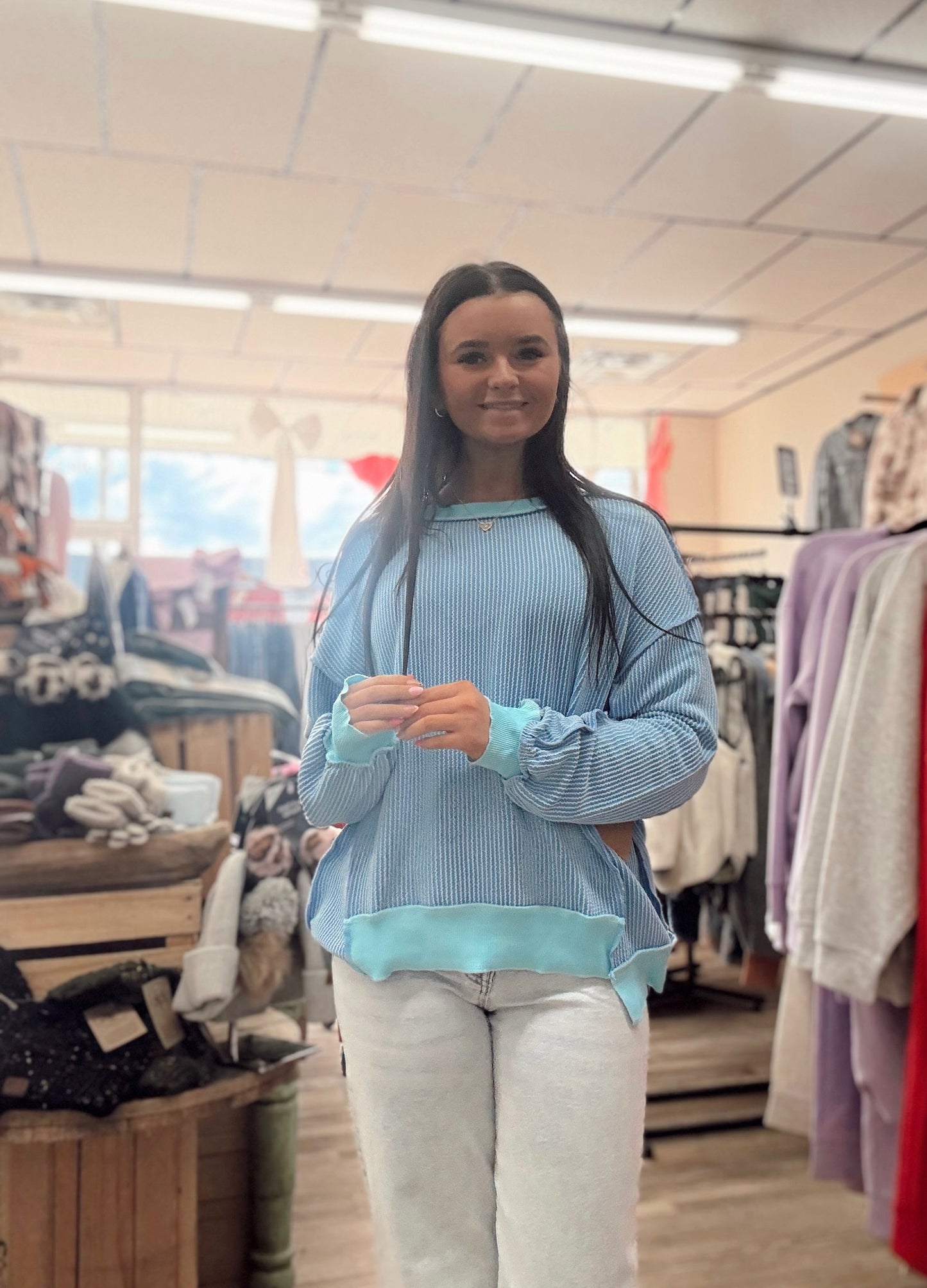 Run To Me Striped Top