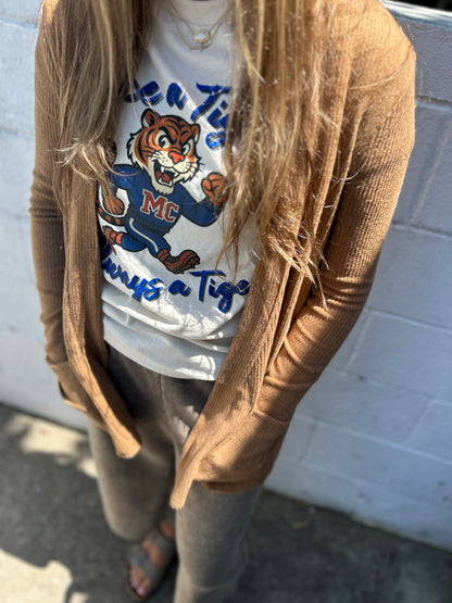 DOORBUSTER Cardigan - Deep Camel