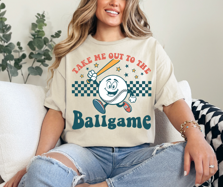 Take Me Out To The Ballgame Graphic Tee - Adult