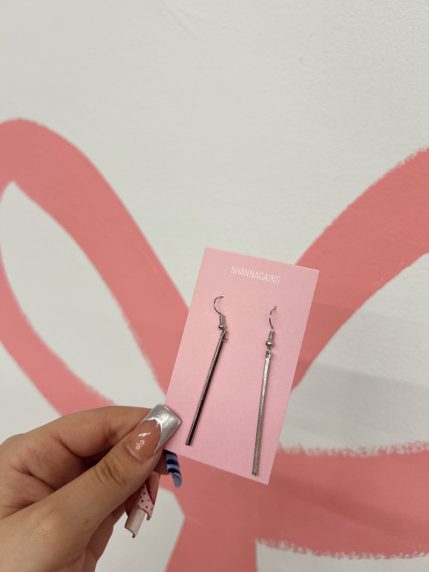 Silver Line Dangle Earrings (16)