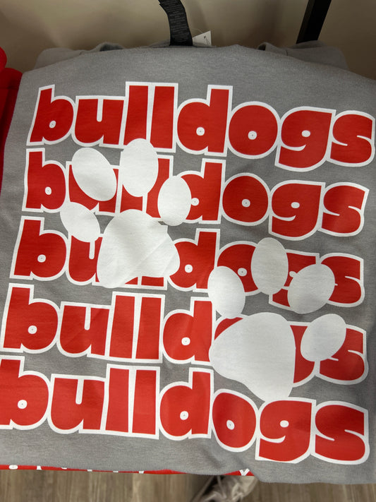 Bulldogs Paw Graphic Tee