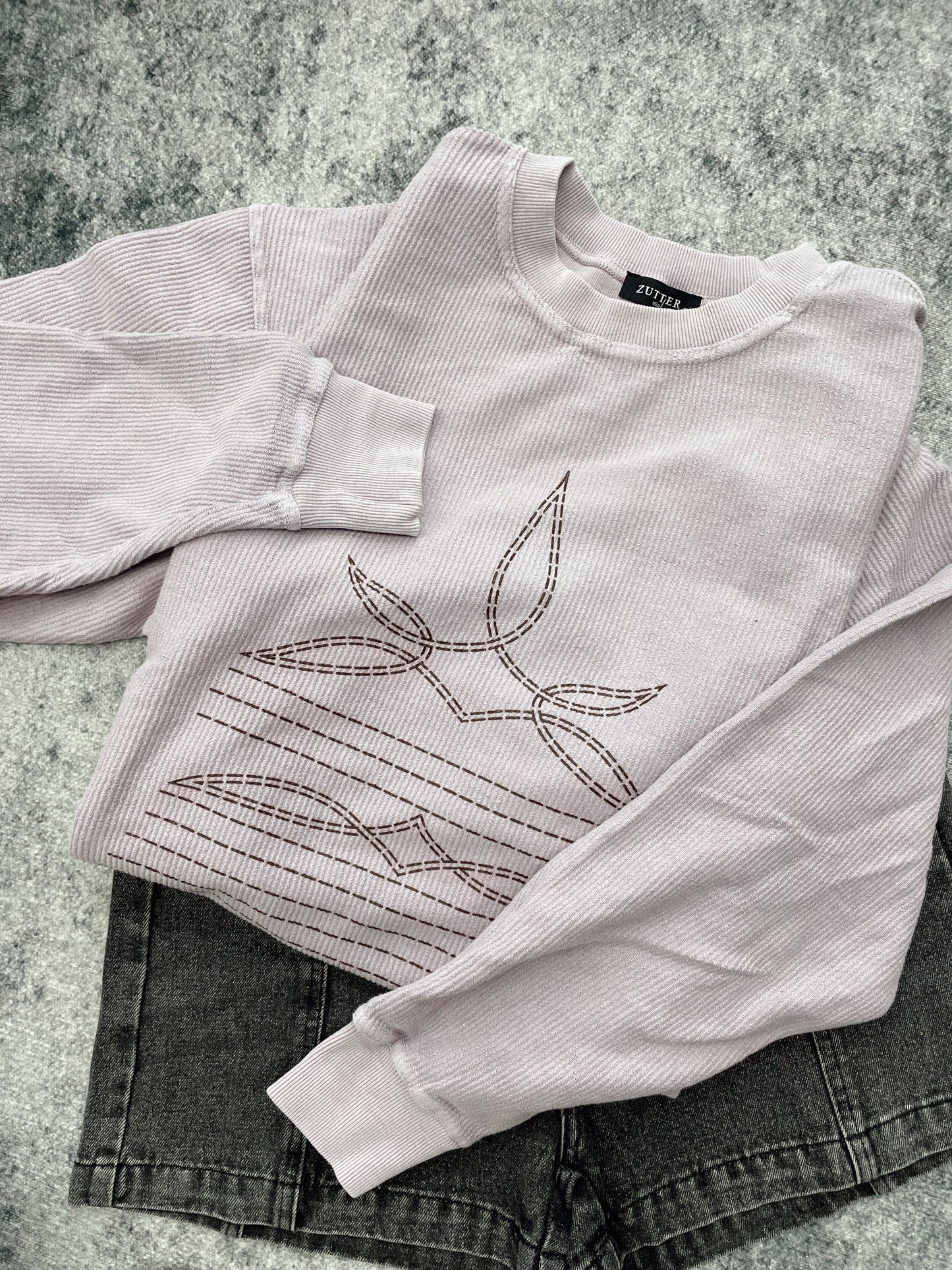 Cowboy Stitch Graphic Sweatshirt