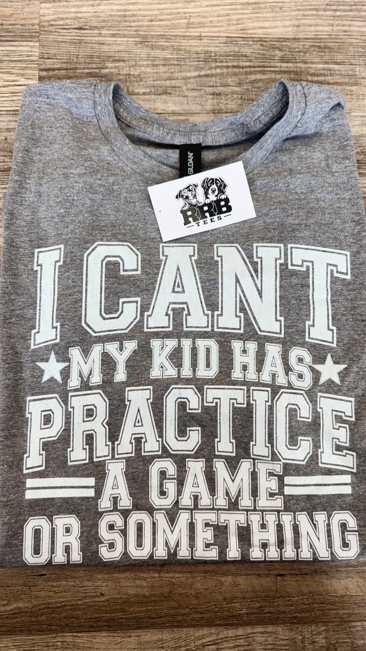 Kid Practice GildanSS Grey Graphic Tee - TSABR