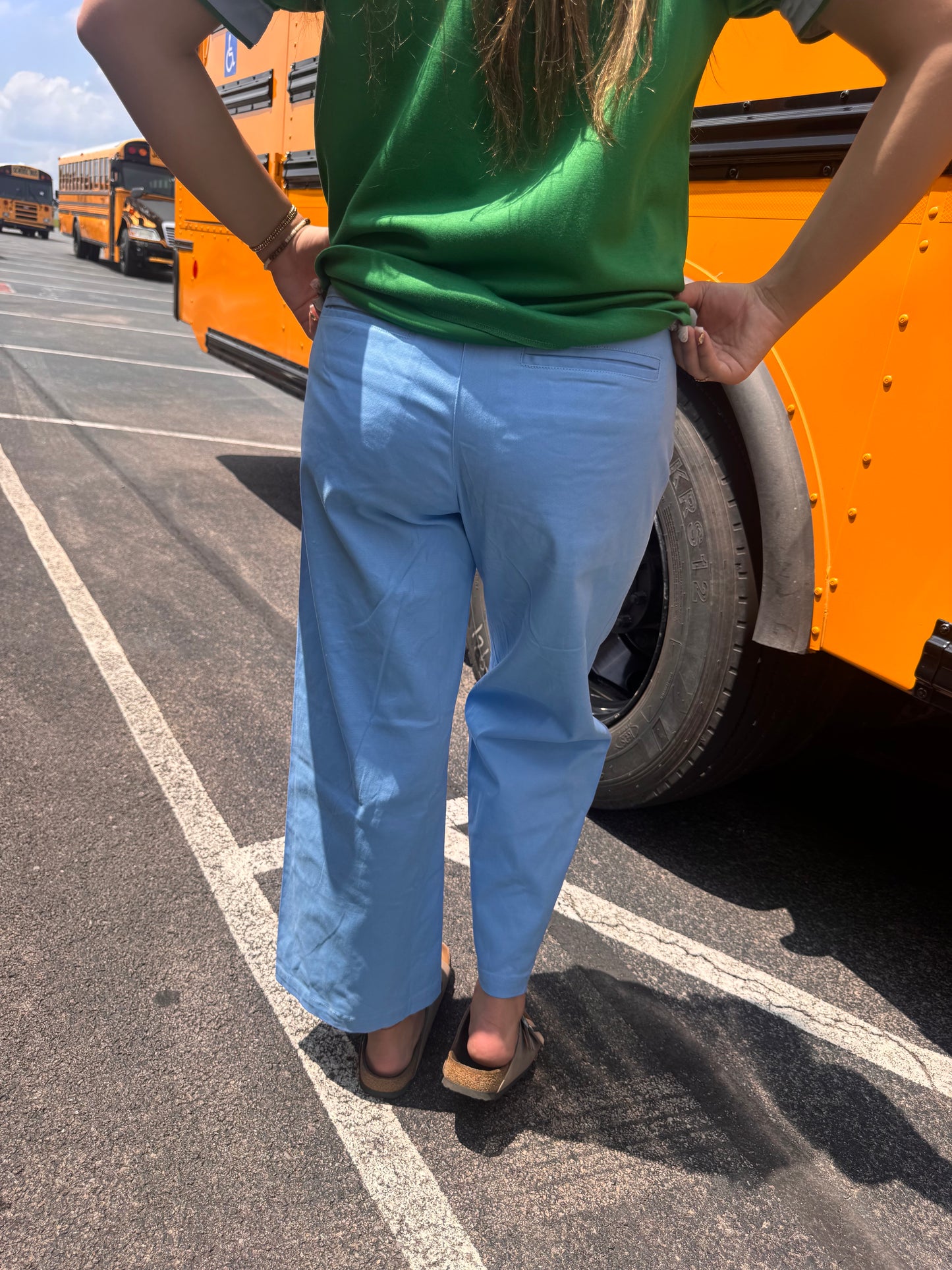 Apple A Day Pants - Blue