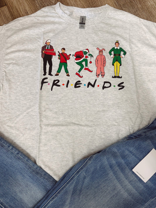 Friends Elf Characters Graphic Tee