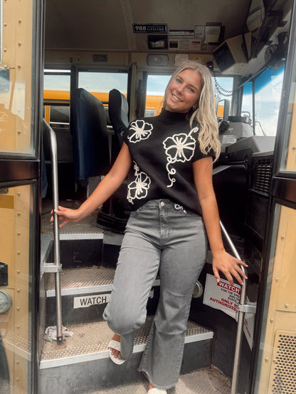 Off The Record Sweater Top