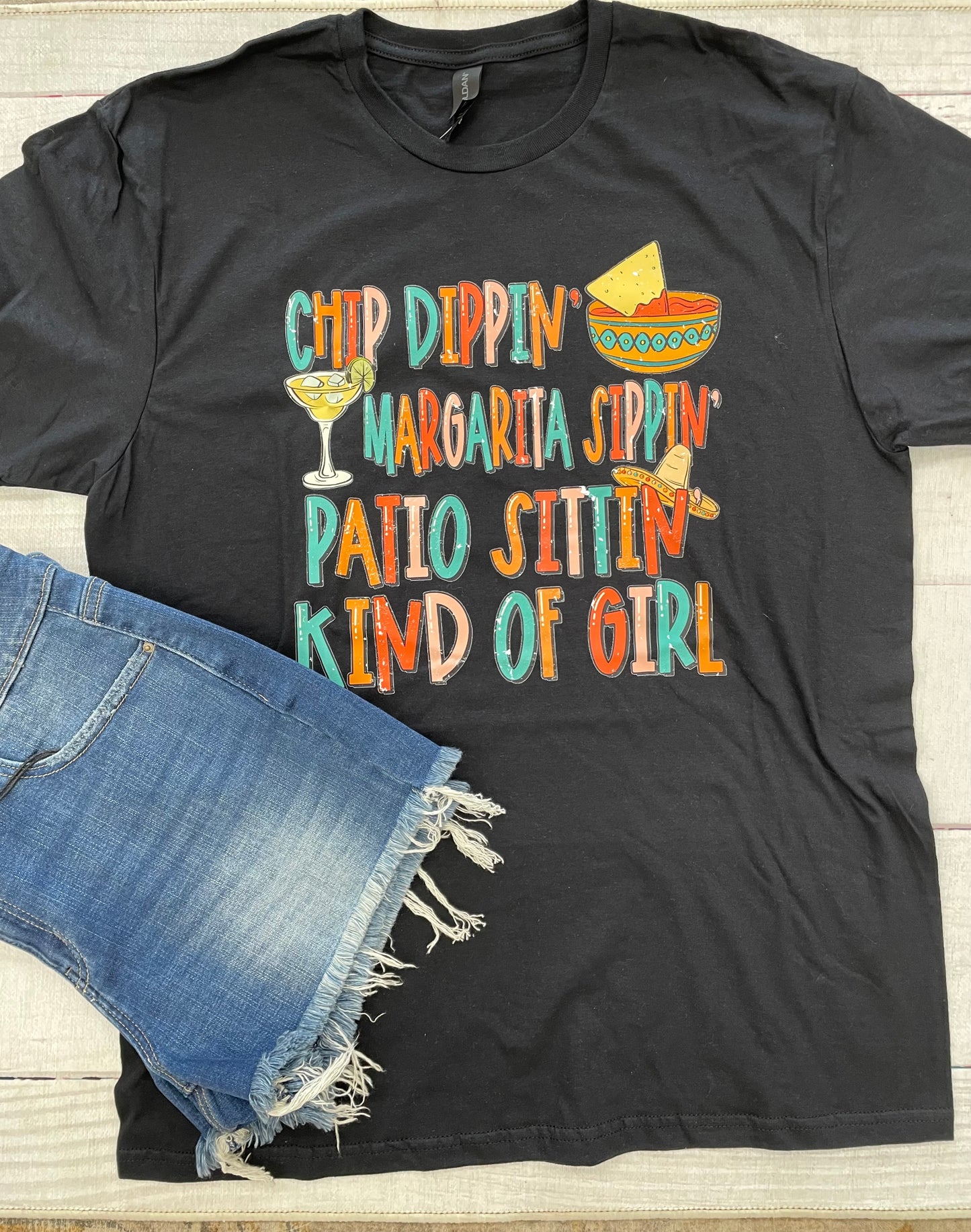 Chip Dippin' Margarita Sippin' Graphic Tee