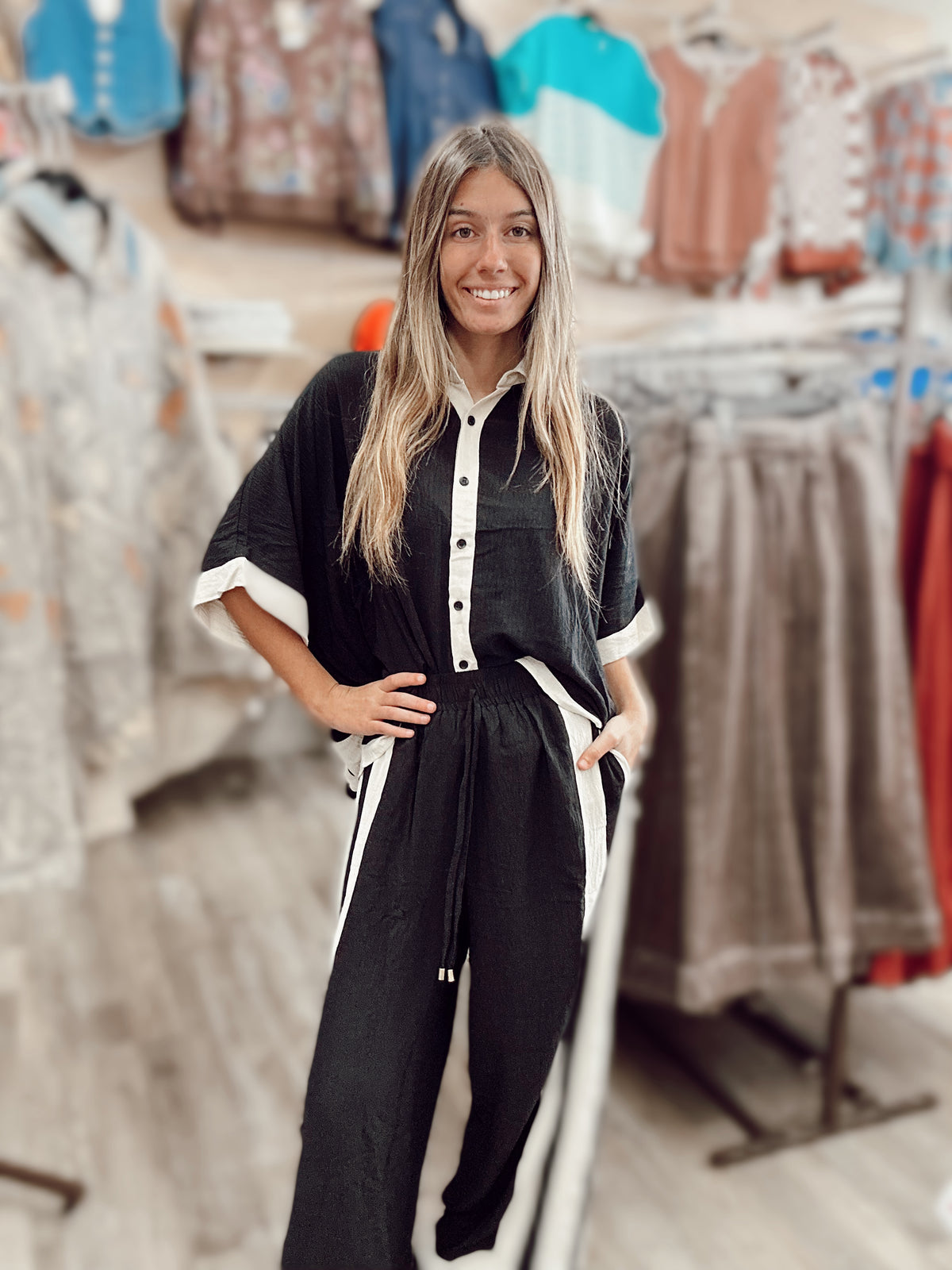 Love You More 2 Piece Set - Black