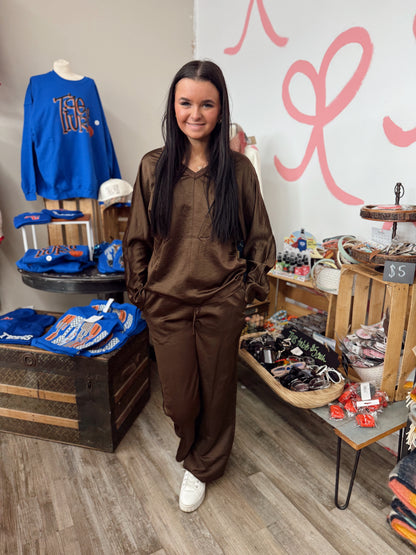 Lover Girl 2 Piece Satin Set