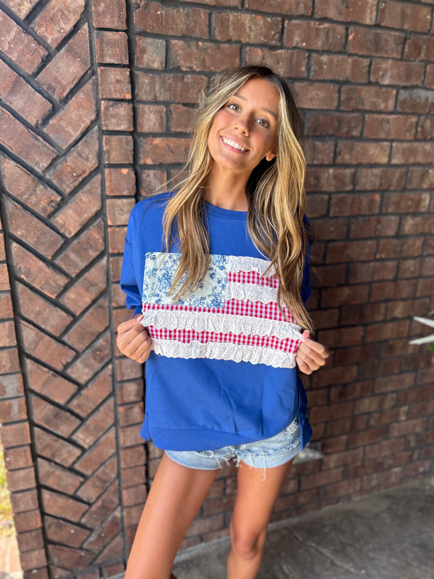 American Honey Top - Navy