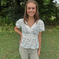 Fast Car Floral Top