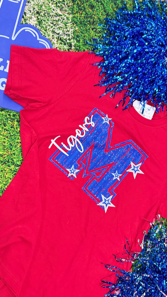Big M Tigers Star Graphic Tee
