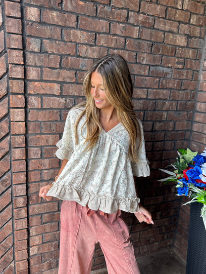 Danity Daze Floral Top