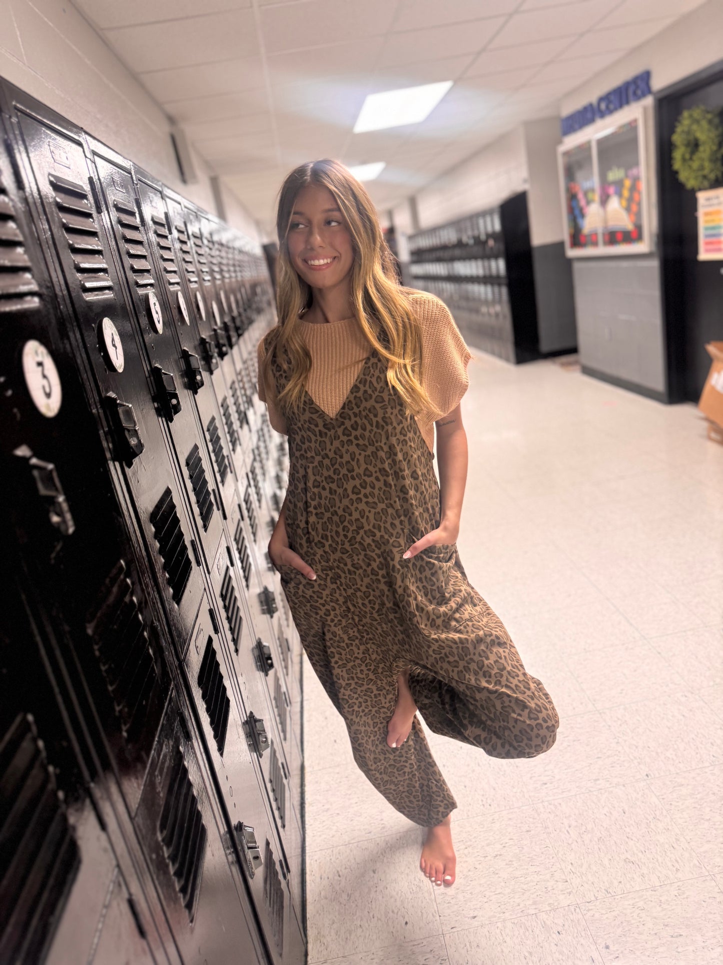 Cool Girl Cheetah Jumpsuit
