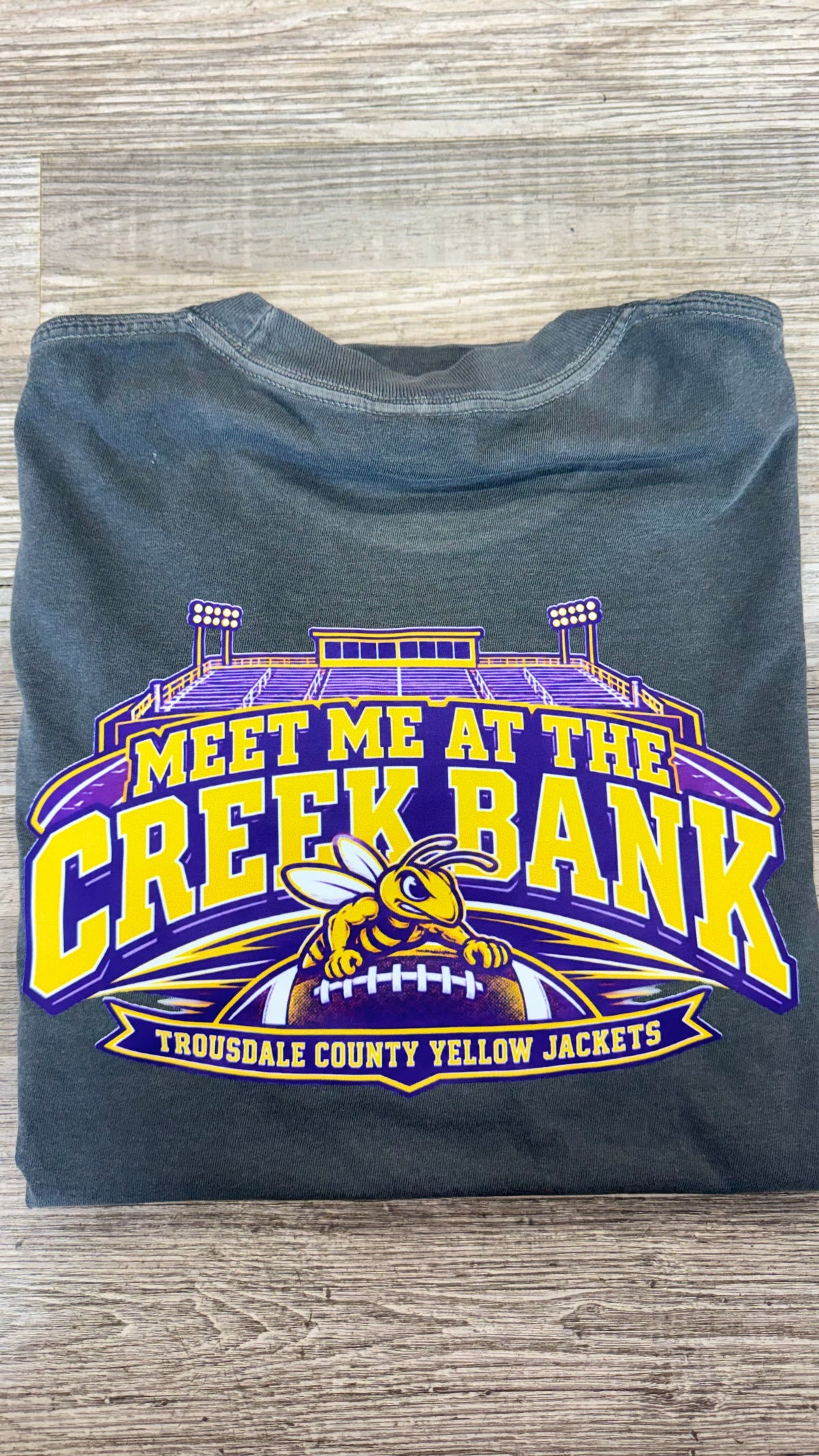 Meet Me at the Creekbank TC Front Pocket CC Pepper Graphic Tee - TSABR