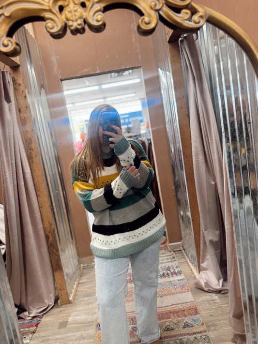 DB - Striped Colorful Sweater