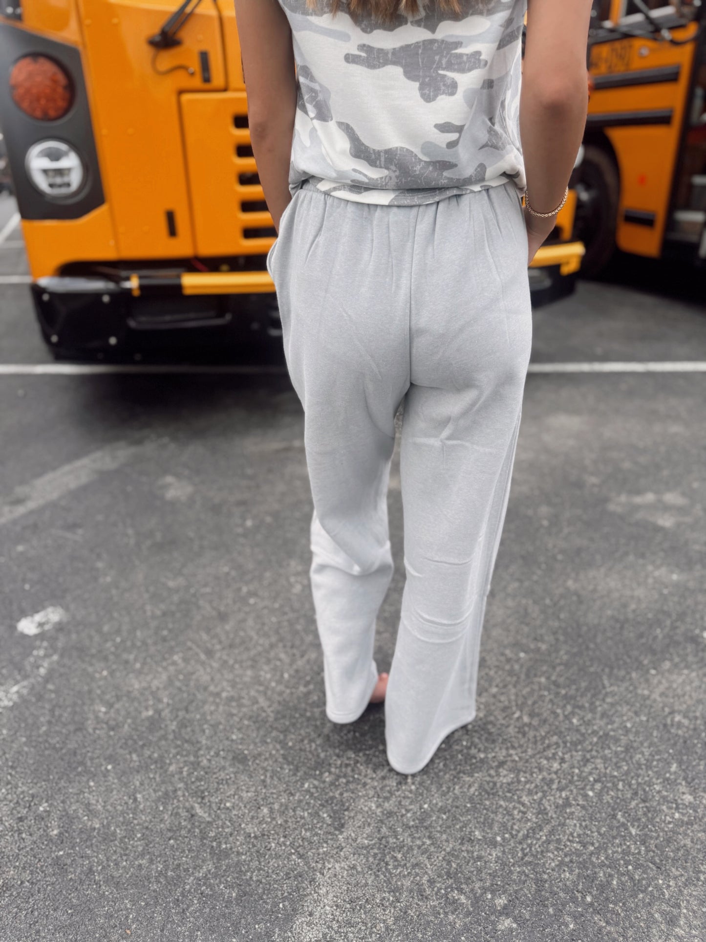Love You Most Sweatpants - Grey