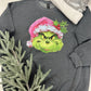 Textured Painted Green Guy Graphic Tee