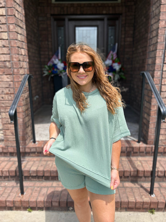 Celebrate With Me 2 Piece Set - Olive