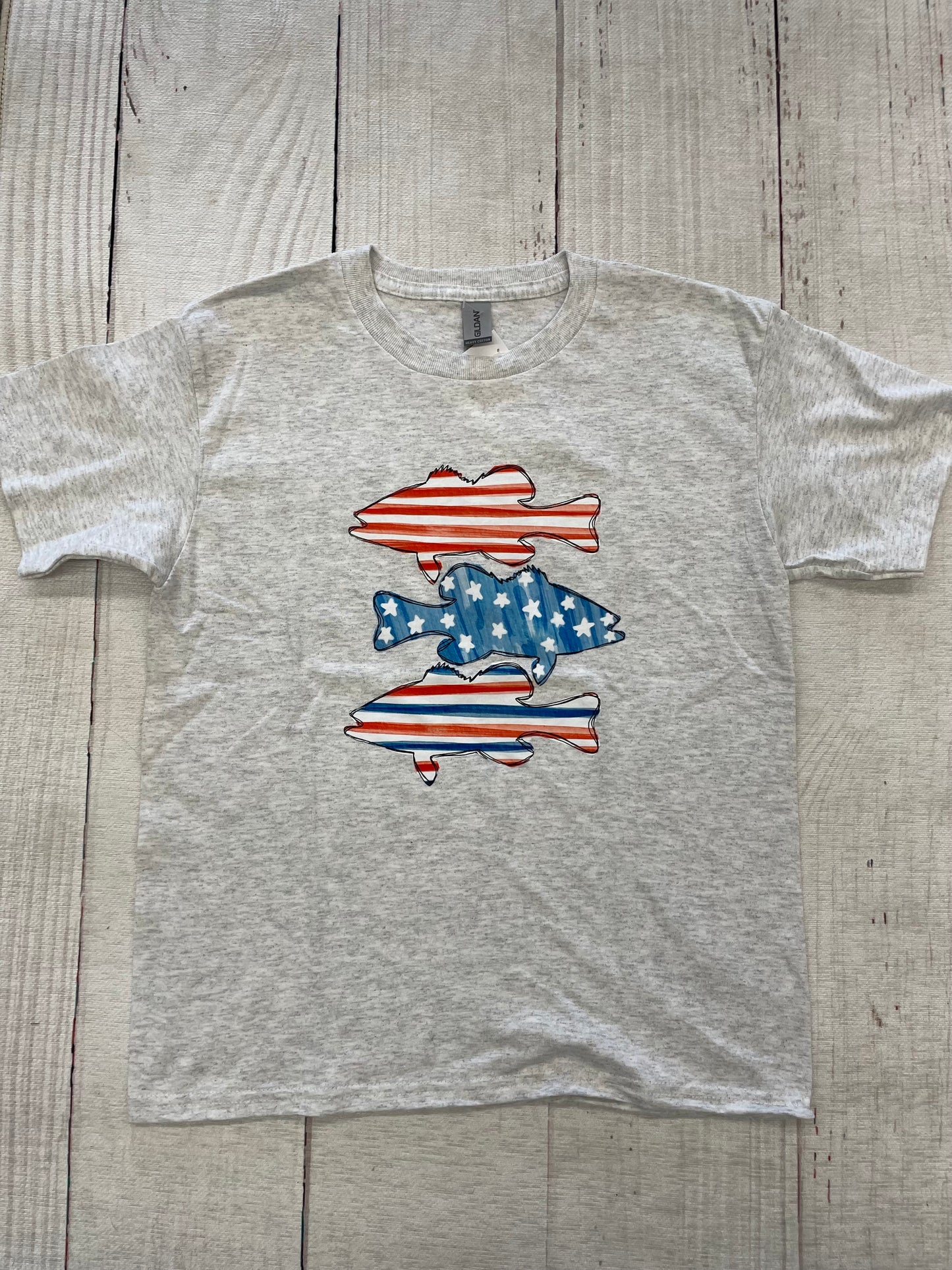 Patriotic Fish Graphic Tee