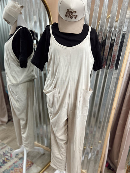 DOORBUSTER Jumpsuit - Sand Beige