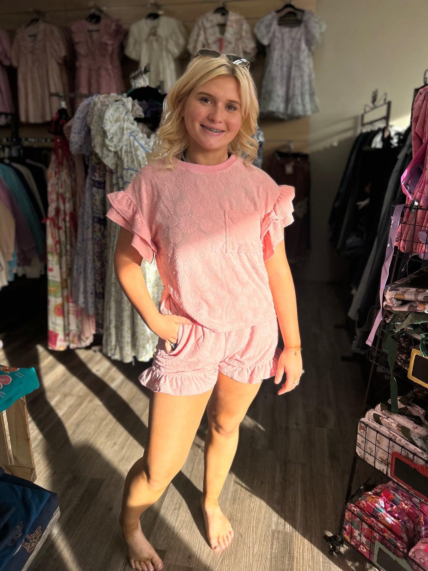 Tomorrow's The Day 2 Piece Set - Pink