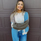 Hayride Honey Chunky Cardigan - Blue