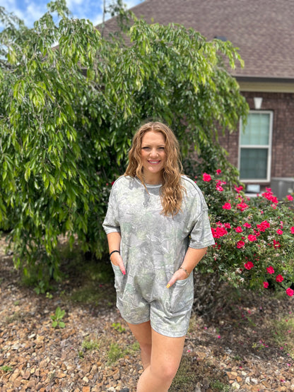 Something For You Camo Romper