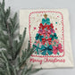 Merry Christmas Bow Tree Graphic Tee