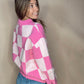 Barbie Girl Checkered Sweater