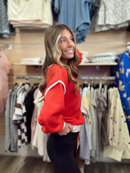 Lead The Way Sweater - Ruby