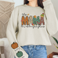 THIS MAMA LOVES HER PUMPKINS Crewneck - Custom Names