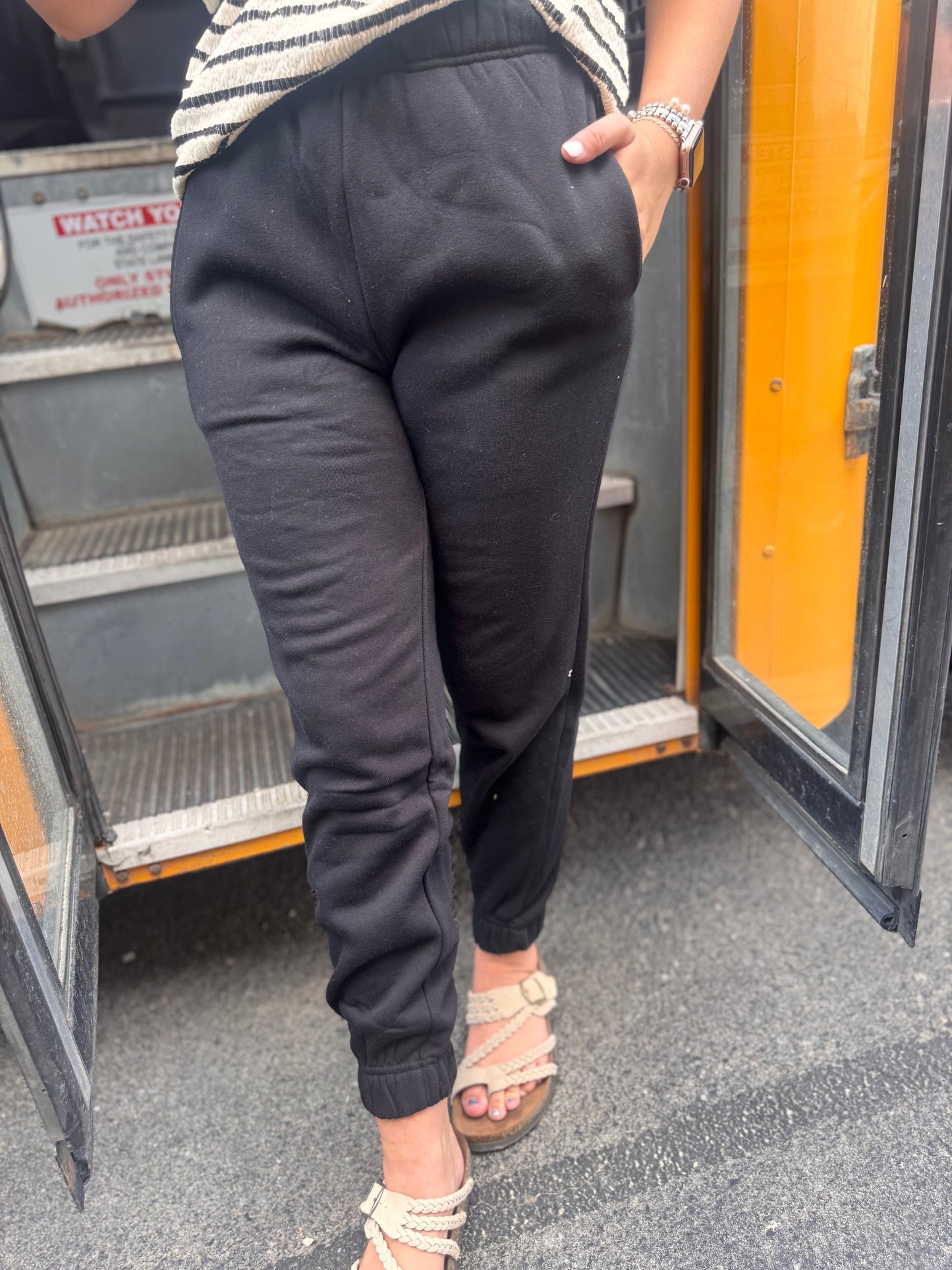 DOORBUSTER JOGGER SWEATPANTS - Black