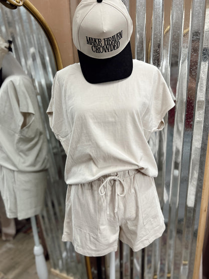 DOORBUSTER Cotton Set - Sand Beige