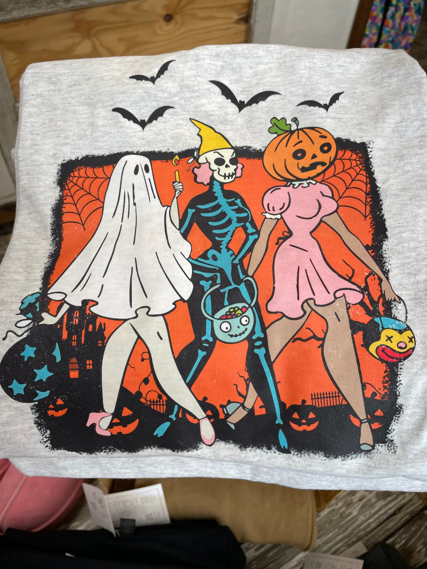 3 Trick Or Treaters Graphic Tee