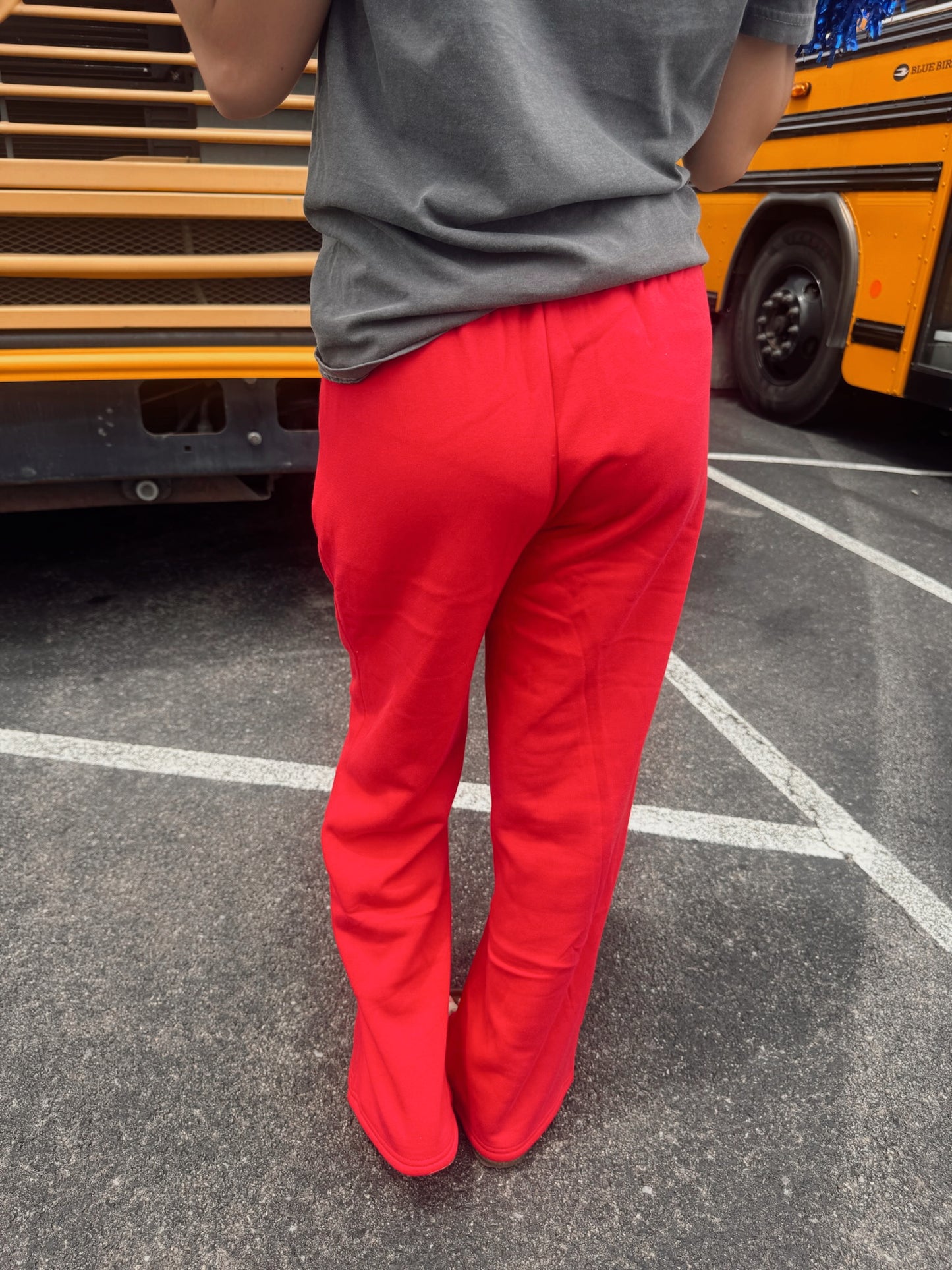 Love You Most Sweatpants - Ruby