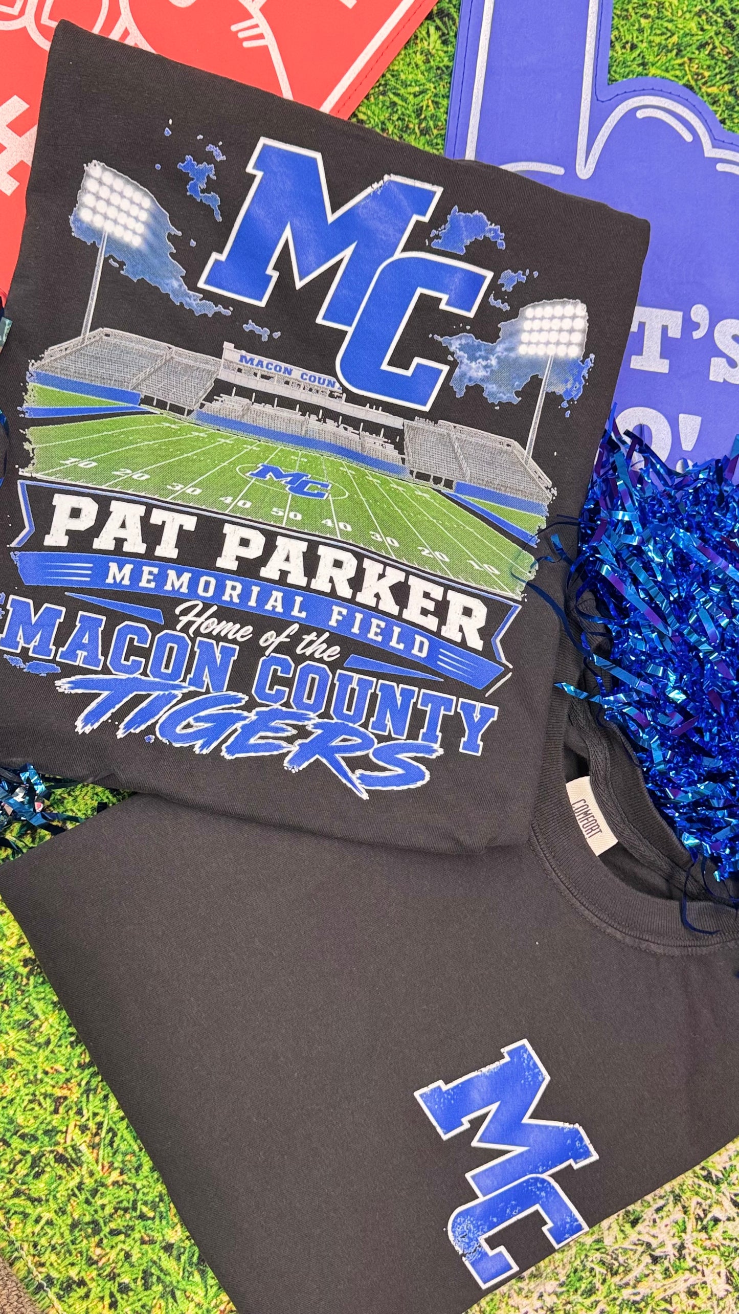MC Tigers Pat Parker Field Football Graphic Tee