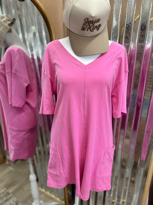 DOORBUSTER Reversible Romper - Candy Pink