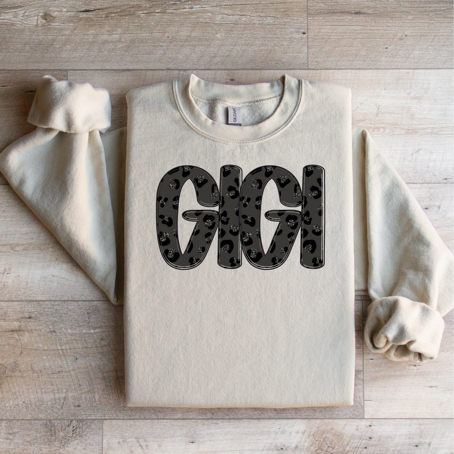 Custom Name Cheetah Graphic Tee