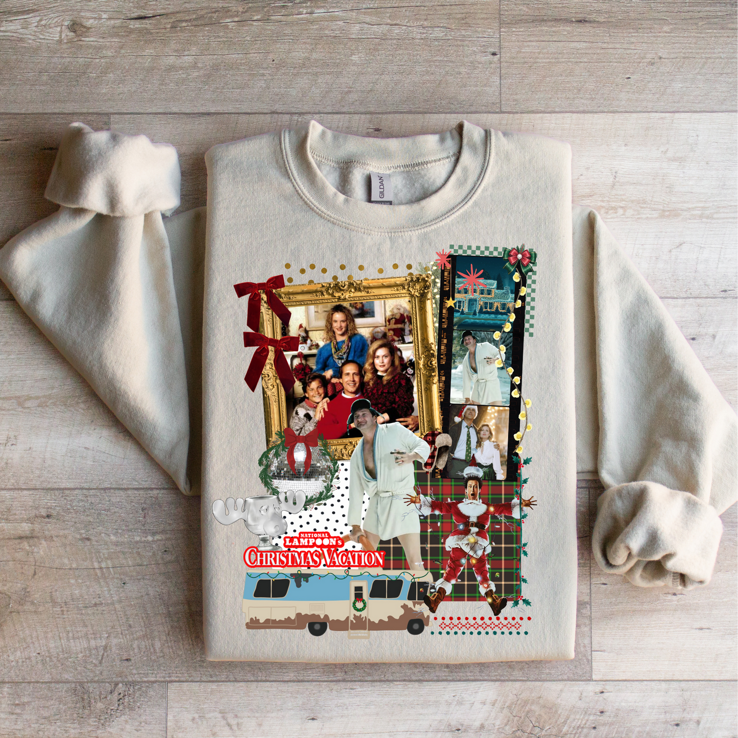 Christmas Vacation Collage Graphic Tee