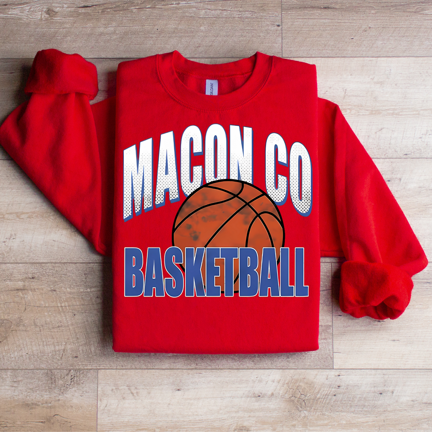 Macon County Basketball Graphic Tee
