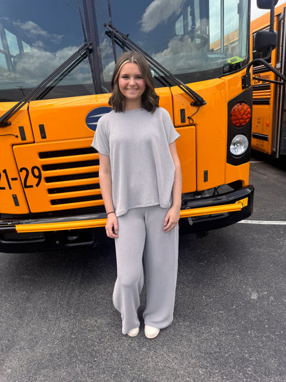 DOORBUSTER Relaxed 2 Piece Set - Sleet