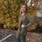 Simply Yours 2 Piece Legging Set - Dk Olive
