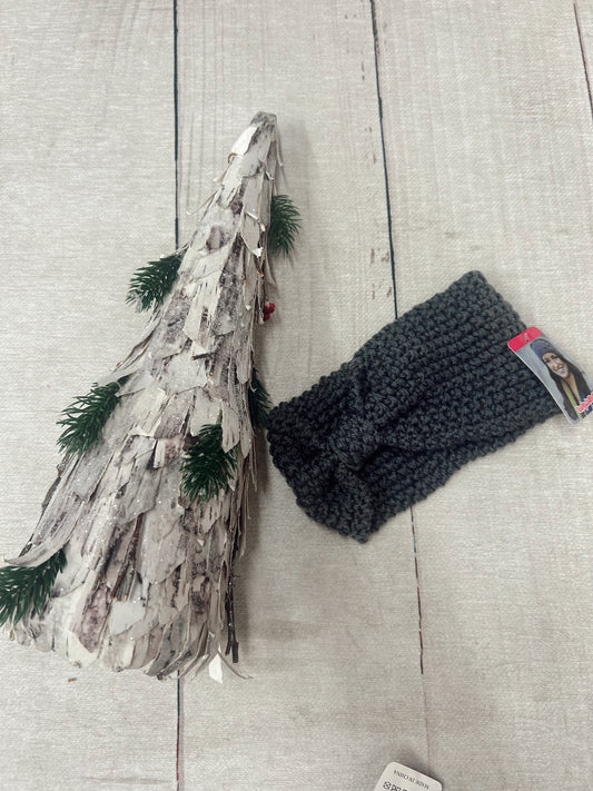 Crochet Headband - Heather Grey