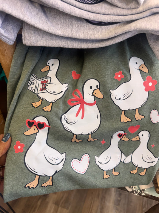 VDAY SALE - Short Sleeve Love Geese