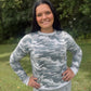 What About It Camo Crewneck